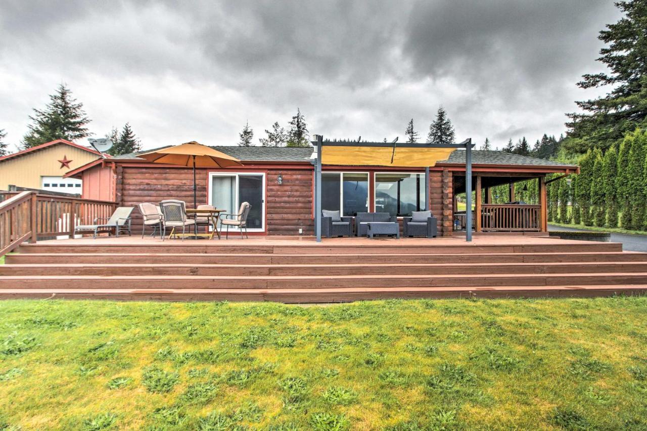Lakefront Cabin With Stunning Mountain Views And Dock! Mineral 外观 照片